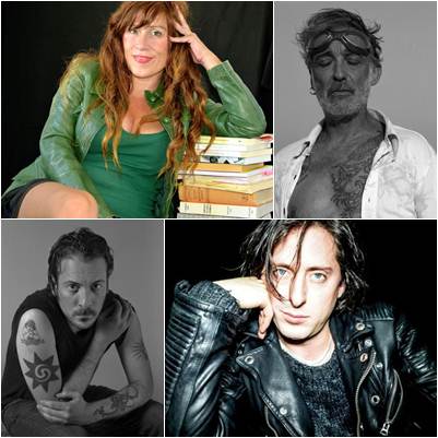 Cristina Amanda, Alberto Garcia-Alix, Ray Loriga y Carl Barat.